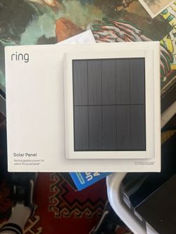 Ring solar panel for ring security cameras