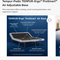 🔥Tempur pro smart air split king adjustable set $2000