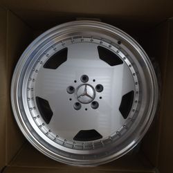 18 inch Rims Fits Mercedes 5x112 Staggered Set