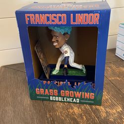 Francisco Lindor Grass Growing Bobblehead