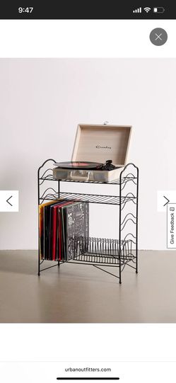 UO Vinyl Record Storage Shelf