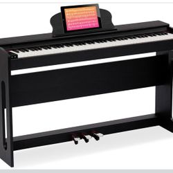 AODSK 88-Key Weighted keyboard piano,Hammer Action Digital Piano with Speakers,Furniture Stand and Triple Pedals,piano keyboard 88 keys Beginner's Cou