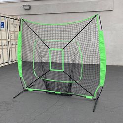 (NEW) $45 Baseball Softball Practice Net Hitting Batting Pitching Training Set w/ Carry Bag