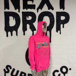 Pink Spider Hoodie 