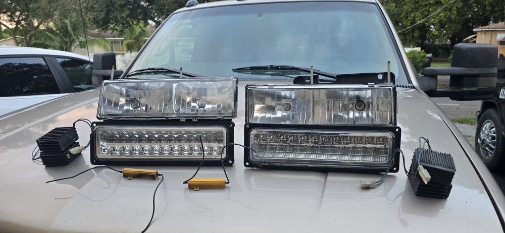 88-98 Gm Headlights Set