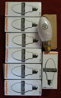 (9) Sylvania Metalarc Pro-Tech E17 bulbs, MP100 100 watts X 8