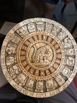 Aztec Calendar W/ Jaguar