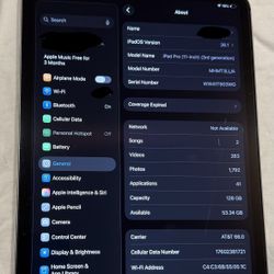 iPad Pro 3rd Gen 11inch 128GB Storage 