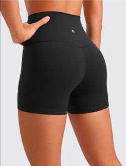 CRZ YOGA Butterluxe Biker Shorts 4" L 12 Women's Regular Buttery Soft Shorts NWT