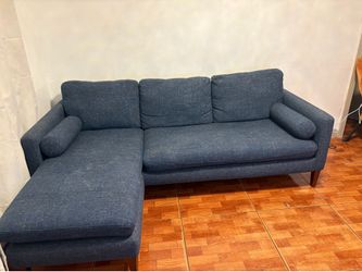 Blue couch