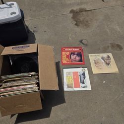 All kinds of records the full box