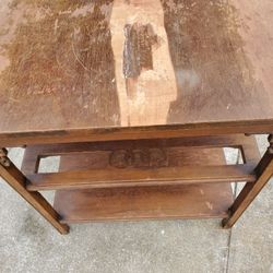 Antique Real Mahogany Table for Restoration