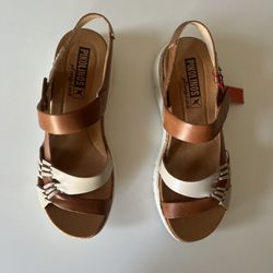 Pikolinos Palma platform sandals Color Marfil Size EU 40 US 9 -9.5
