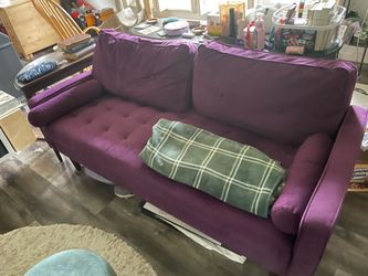 Wayfair Purple Sofa - 70”