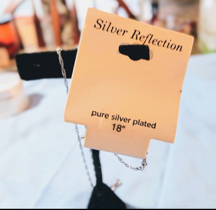 Silver Reflections 18 Inch Ladies Chain