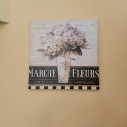 Canvas Floral Wall Art