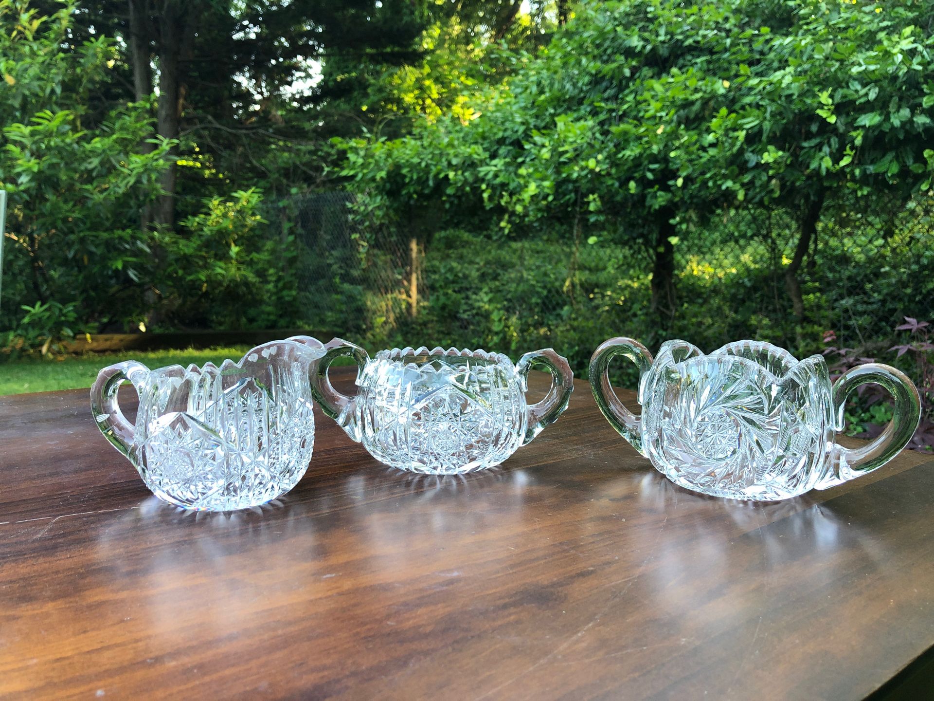 Premium Heirloom Crystal Serving Set