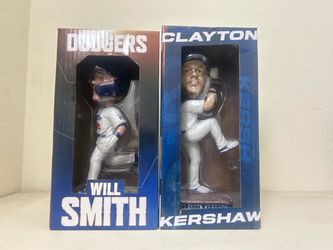 Will Smith and Clayton Kershaw dodger figures
