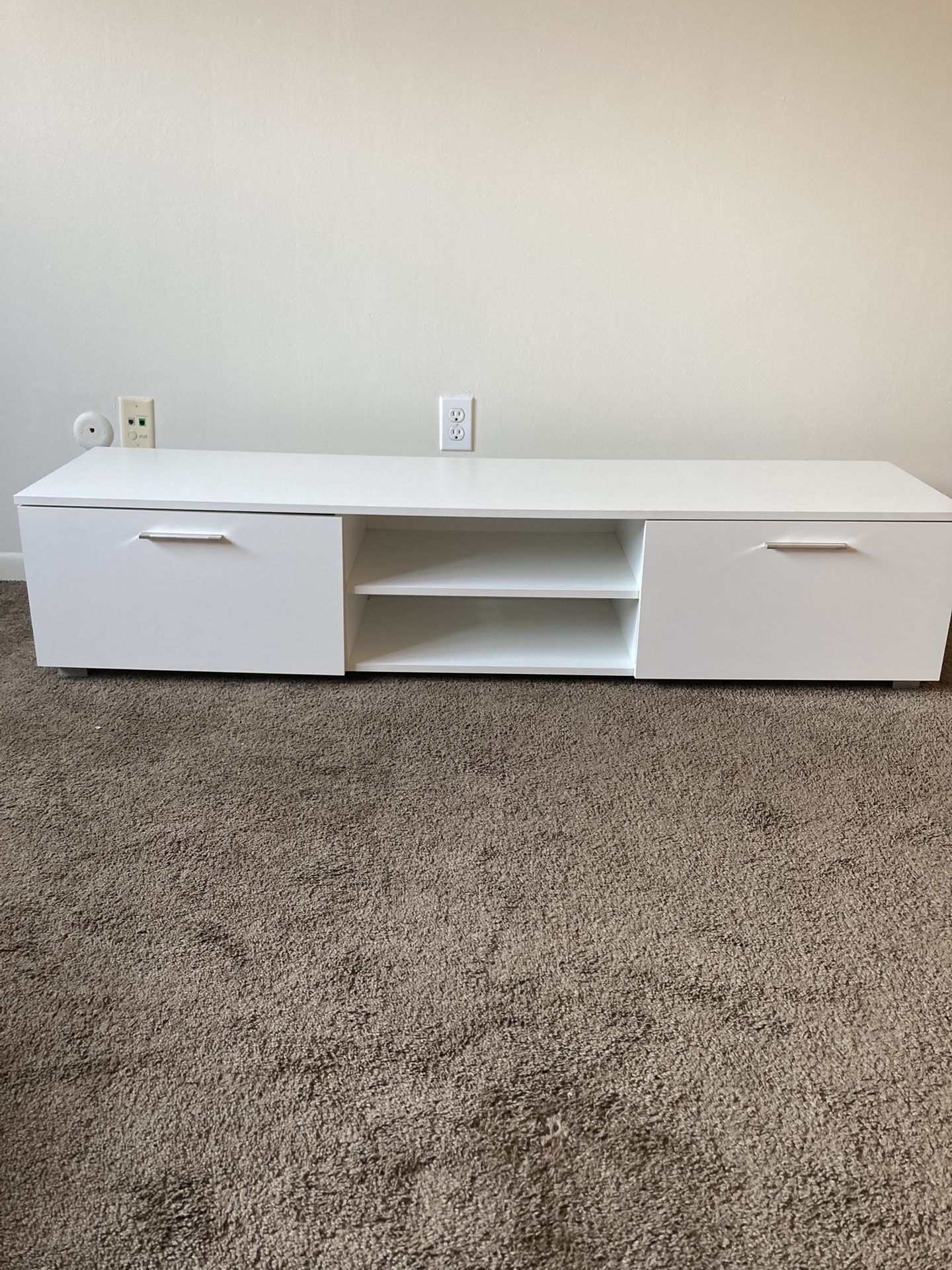 White TV Stand