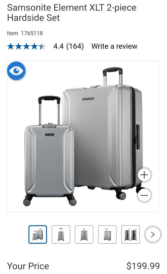 2-Piece Samsonite Element XLT Hardside Set