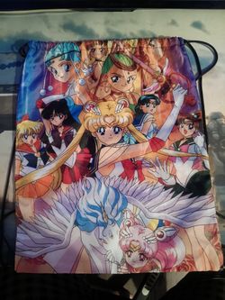 Sailor Moon Draw String Backpack 