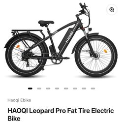 Haoqi Leopard Far Tire Ebike 