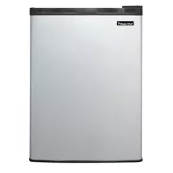 2.6 cu. ft. Mini Fridge in Stainless Steel Look without Freezer