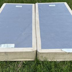 King size box spring 2 twin size box spring combination(address in description)