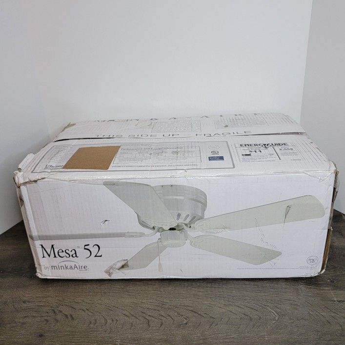 Minka Aire Fans - Mesa - Flush Mount Ceiling Fan in Traditional Style - 8.75