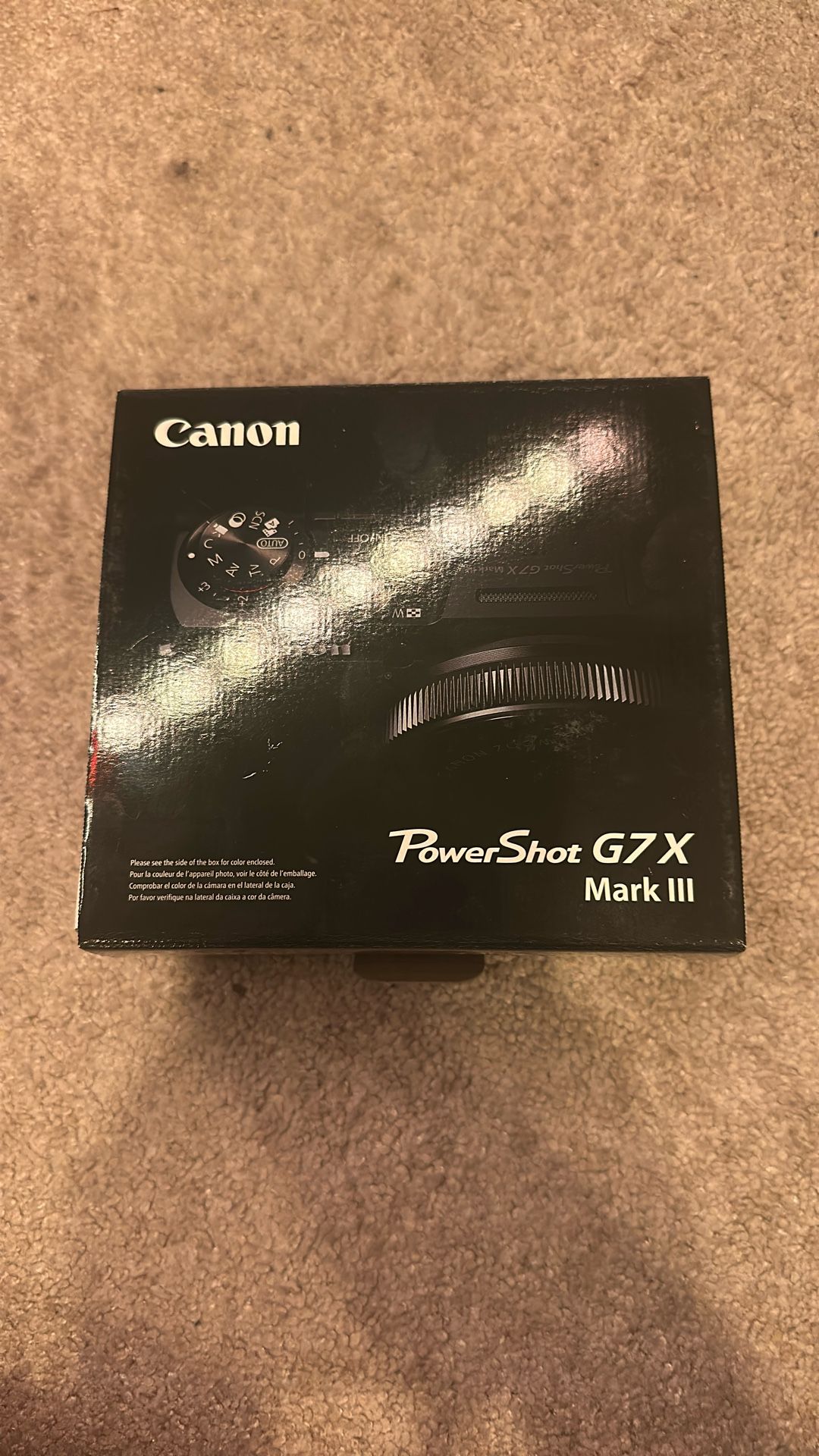 Canon Powershot G7X Mark 3 Black iii New