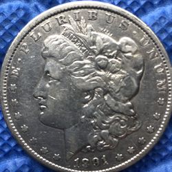 1891-P 90% Silver Morgan Dollar