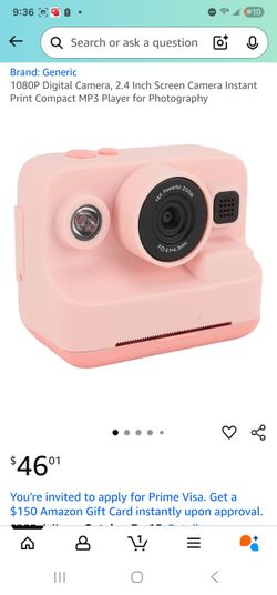 New In Box Kids Camera Instant Print, Camera for Kids  Birthday Gifts Toys 