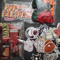Naruto birthday supplies $7