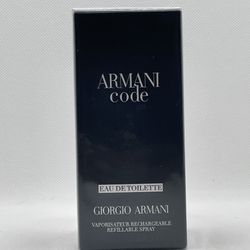 Armani Code 2.5oz Men EDT Spray