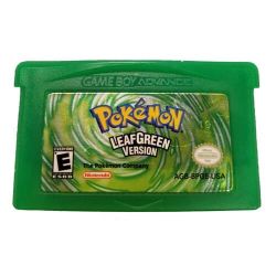 AUTHENTIC - Pokemon LeafGreen GameBoy Cartridge Only
