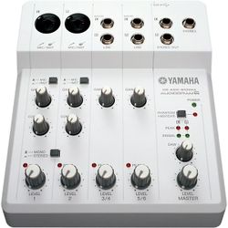 Yamaha AG06 Mk2 6-channel Mixer and USB Audio Interface - White
