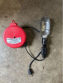Vintage Craftsman 20ft Work Reel Light