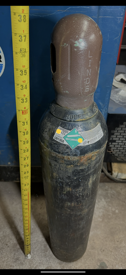 Welding Tank 75/25 Argon Carbon Dioxide 100% Full Size 80