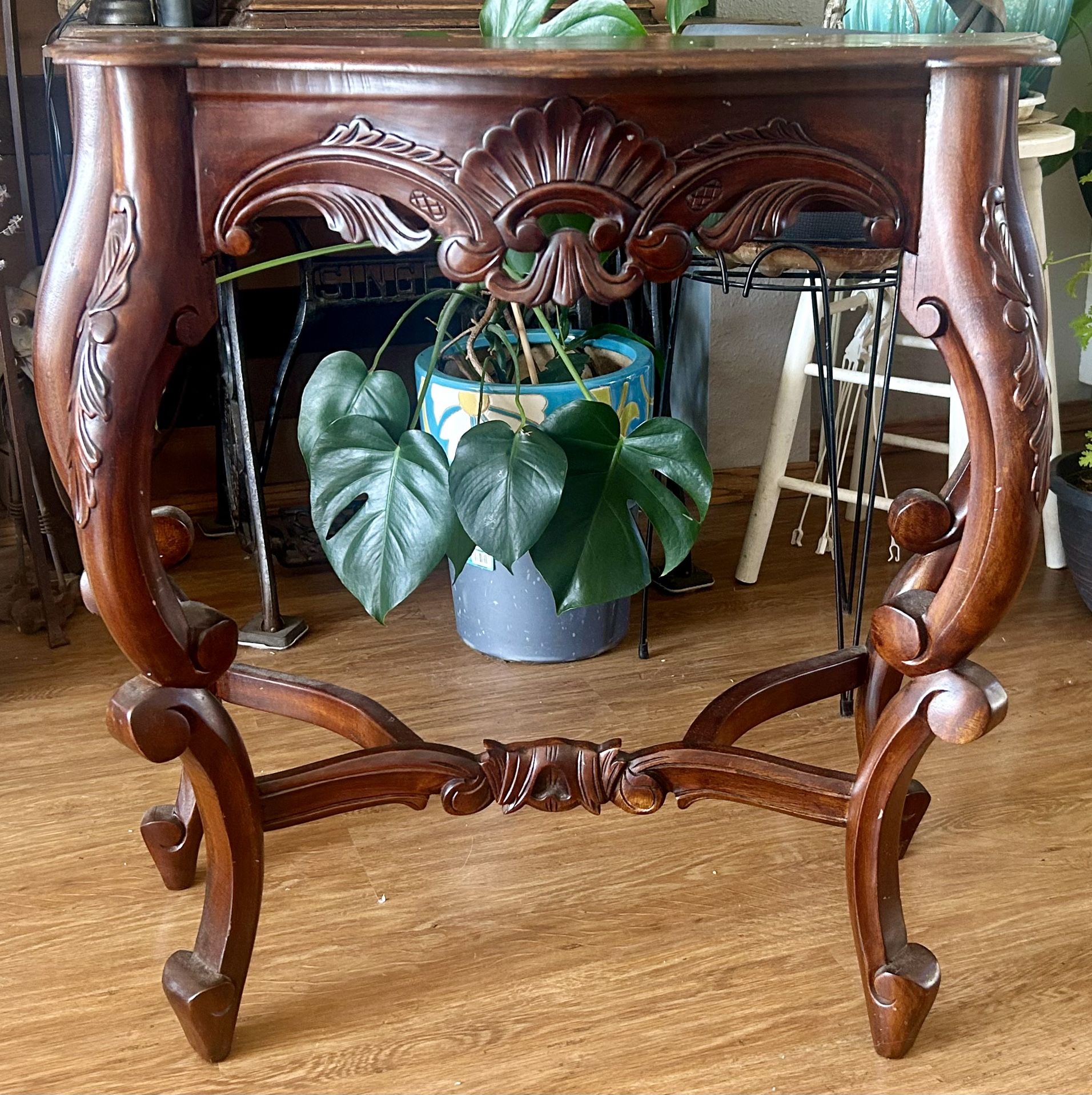 Antique Mahogany console table