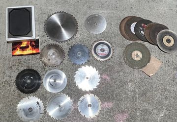 Saw Blades, Grinding Discs & Rock Stove Kit Bundle