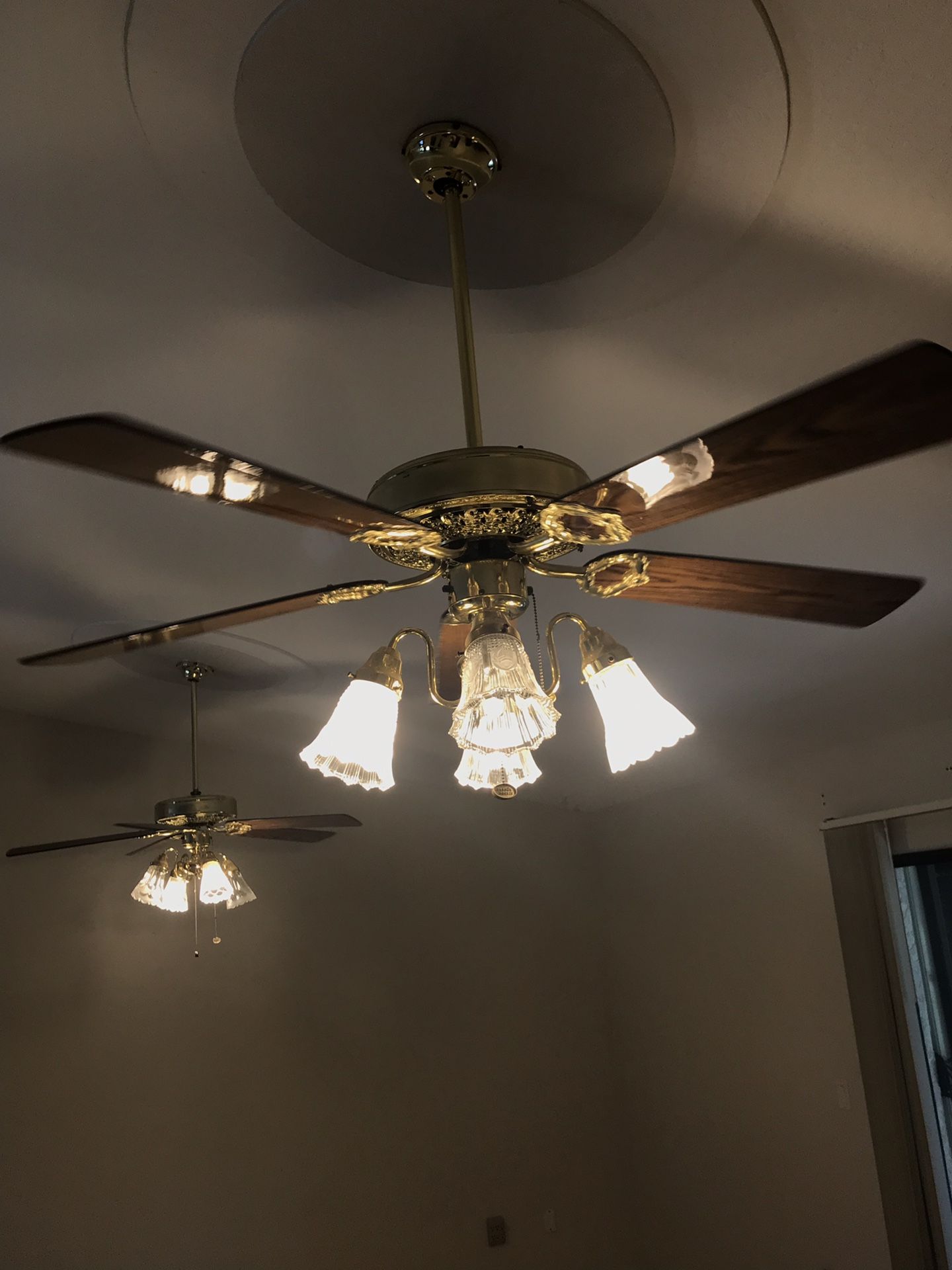 Harbor Breeze 52 inch Aristocrat Antique Brass Finish Ceiling Fan for Sale in GRANT VLKRIA, FL