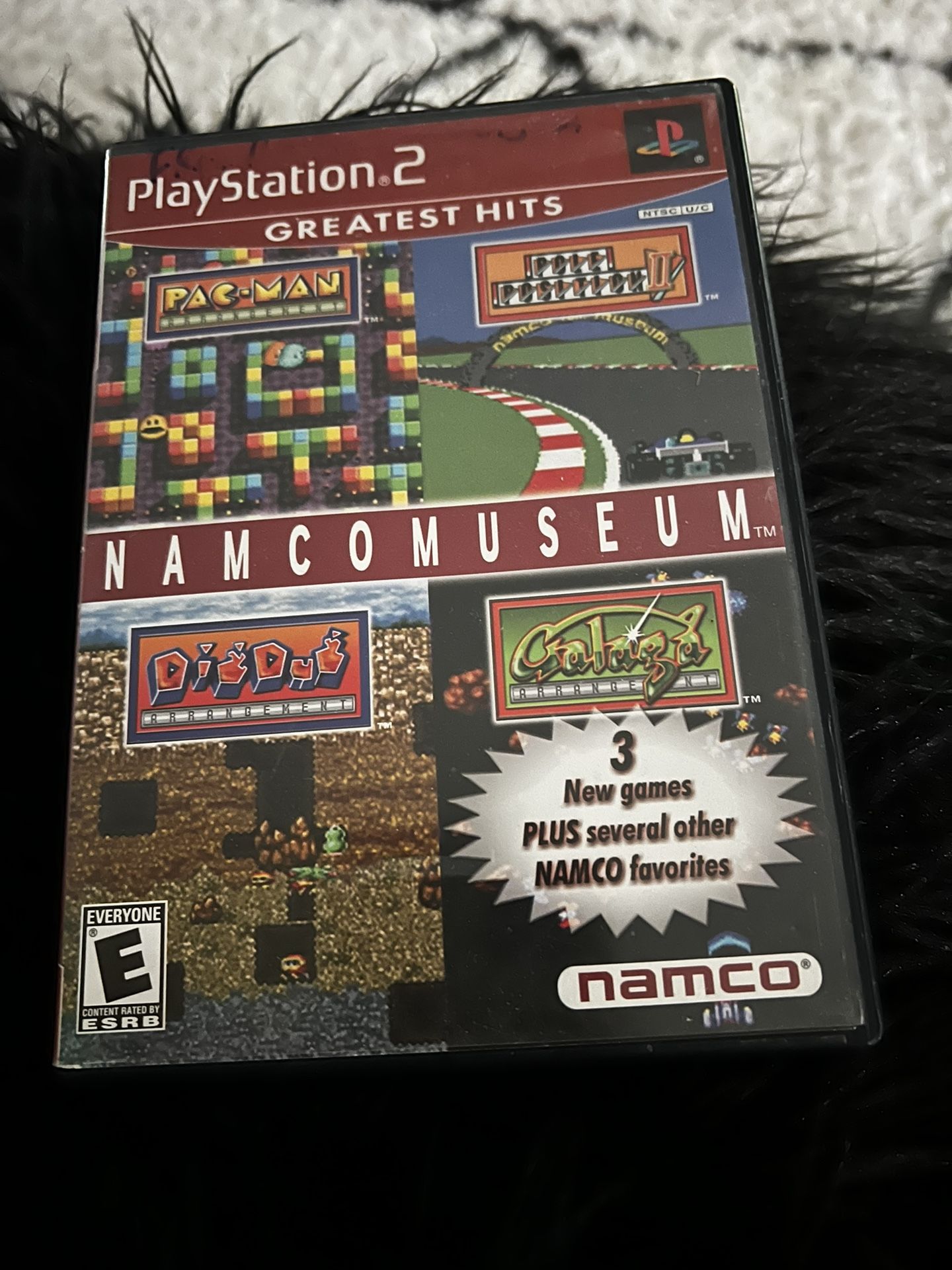 Namco Museum PS2 Complete CIB PlayStation 2 Pacman DigDug Galaga Pole Position