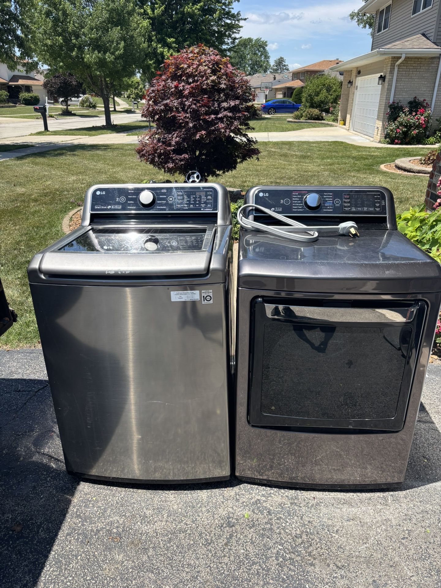 LG Washer And Electric Dryer Set