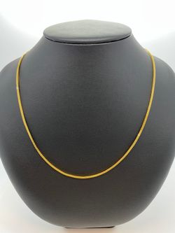 22K GOLD FRANCO CHAIN. NEW.