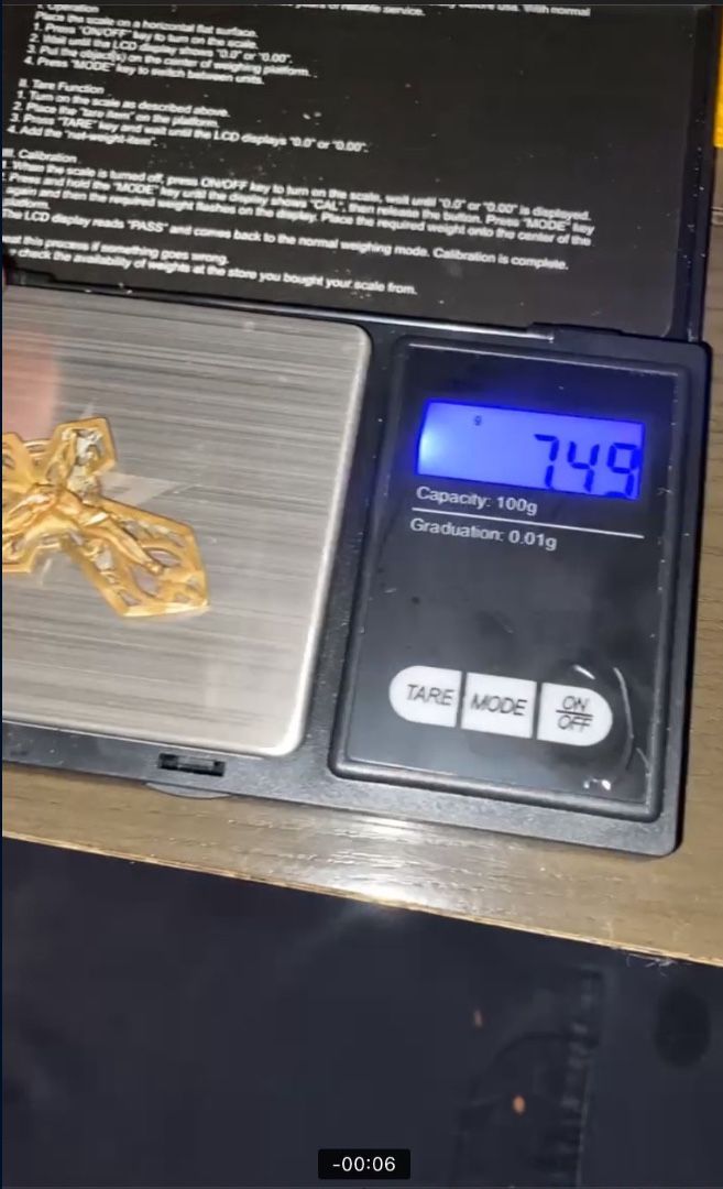 Jesus Pendent 14k Needs New Polish Pickup Only