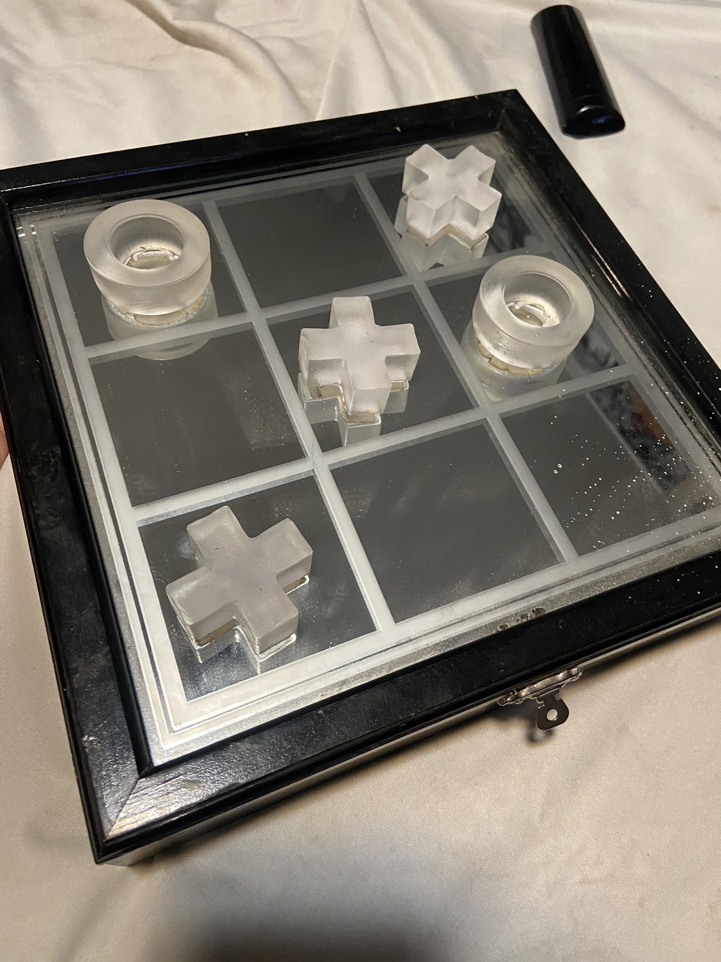 Glass Tic Tack Toe Set