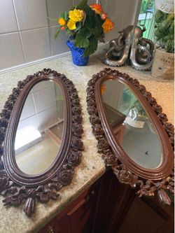 Set of mirrors 25L x10.5W x 1”D  - can be painted to be a different color