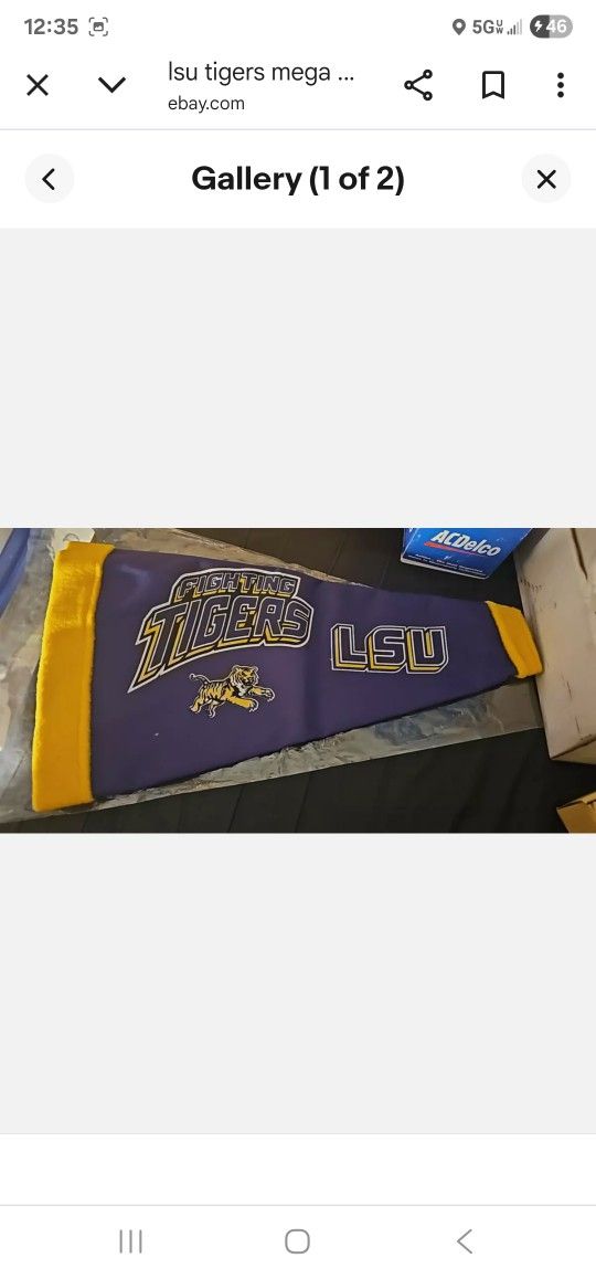 lsu tigers mega phone felt cover