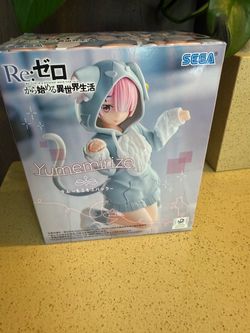 Re:ZERO Yumemirize RAM Fluffy Mofu Mofu Pack Anime Figure US NEW in BOX