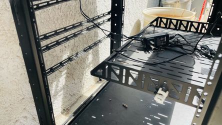 Small Media racks with shelf